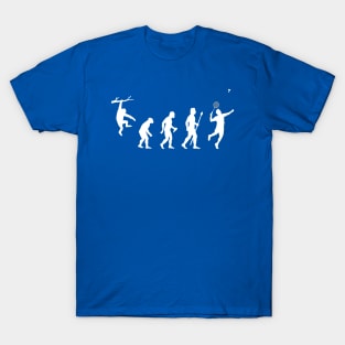 Funny, Evolution Badminton T-Shirt